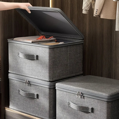 Foldable Fabric Storage Box – Multi-Purpose Closet Organizer | Waterproof & Dust Proof - ZOOMNSTORE