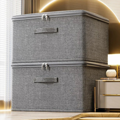 Foldable Fabric Storage Box – Multi-Purpose Closet Organizer | Waterproof & Dust Proof - ZOOMNSTORE