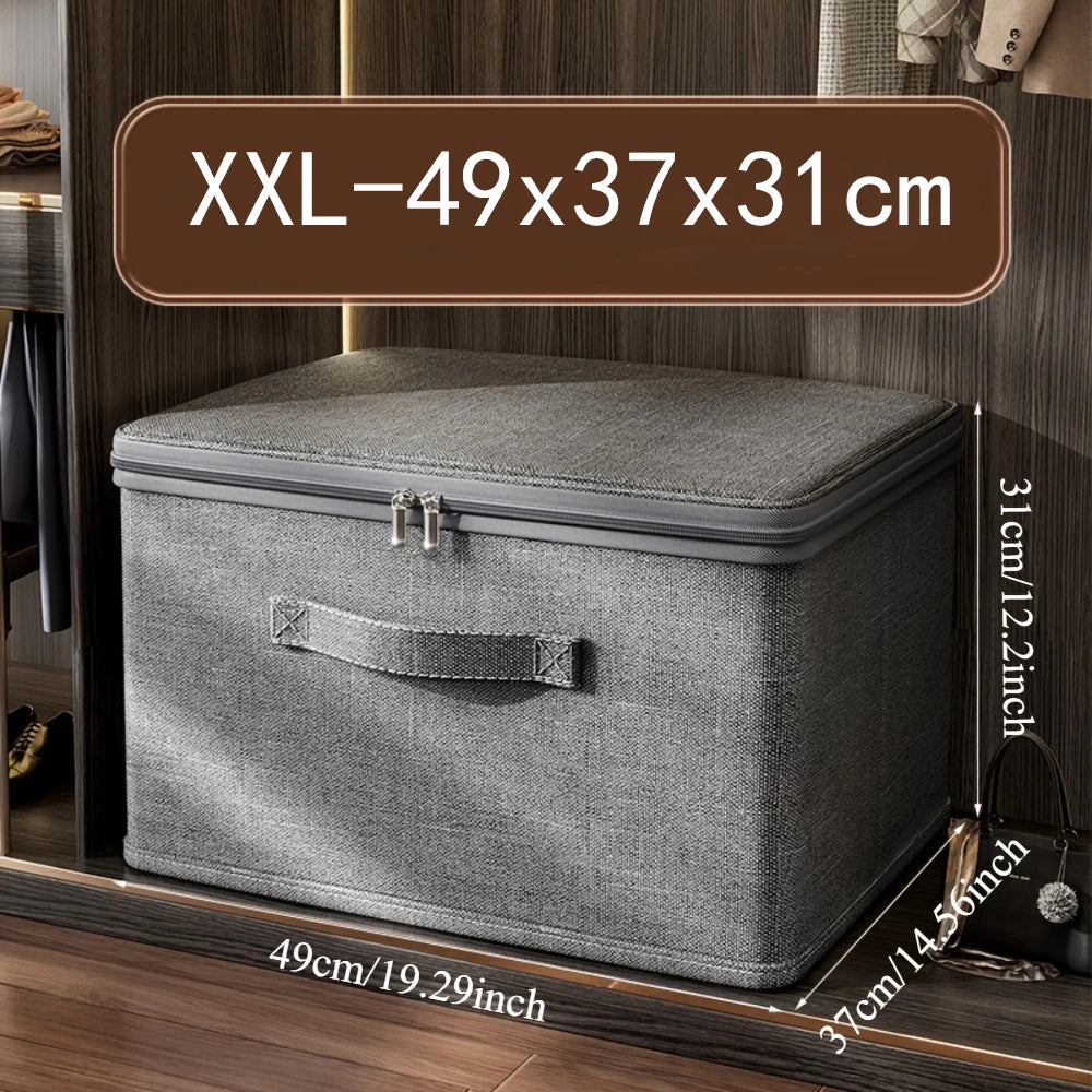 Foldable Fabric Storage Box – Multi-Purpose Closet Organizer | Waterproof & Dust Proof - ZOOMNSTORE