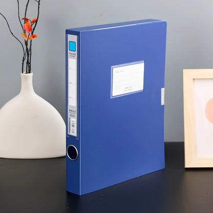 Foldable File Folder – Large Capacity A4 Document Organizer with Durable PP Storage Box - ZOOMNSTORE