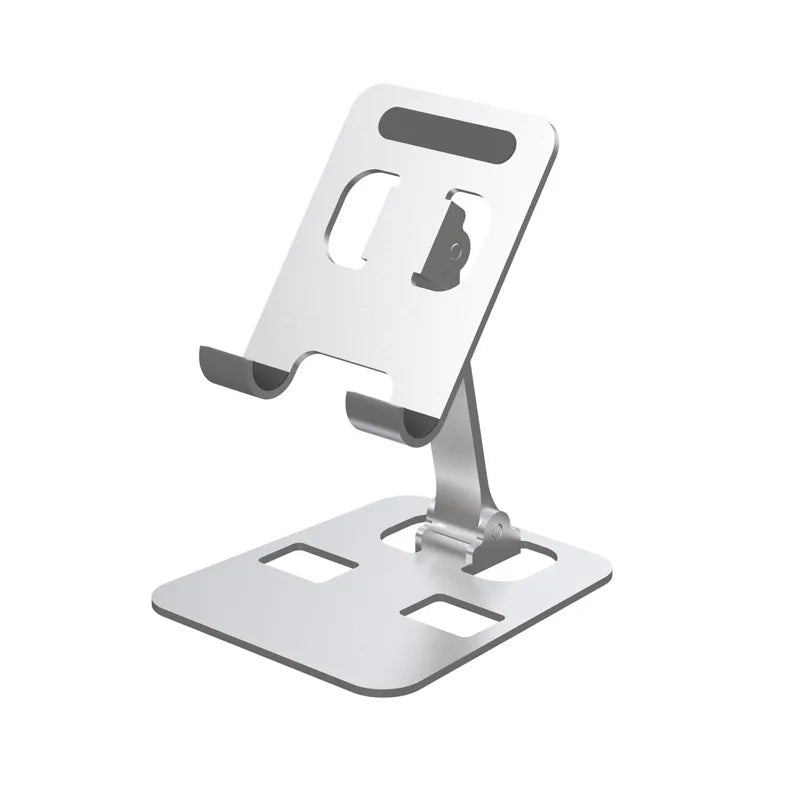 Universal All Aluminum Alloy Foldable Desk Phone Holder Mount Stand For Mobile Phone Holder For Tablet Desktop Metal Holder - ZOOMNSTORE