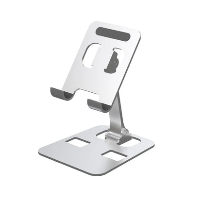 Universal All Aluminum Alloy Foldable Desk Phone Holder Mount Stand For Mobile Phone Holder For Tablet Desktop Metal Holder - ZOOMNSTORE