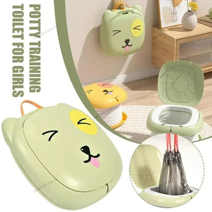 Foldable Potty For Toddler – Portable Toddler Toilet With Odor Proof Design - ZOOMNSTORE