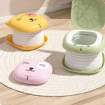 Foldable Potty For Toddler – Portable Toddler Toilet With Odor Proof Design - ZOOMNSTORE