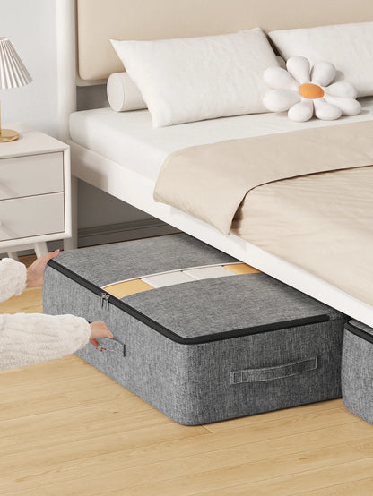 Foldable Storage Bag - Large Capacity Under Bed Organizer & Dust Proof Closet Organizer - ZOOMNSTORE