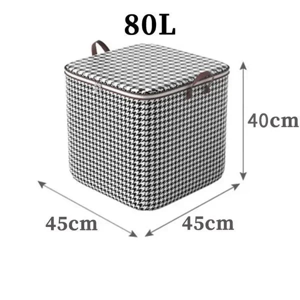 Foldable Storage Box – Large Capacity Clothes & Blanket Organizer | Portable Space-Saving Bag - ZOOMNSTORE