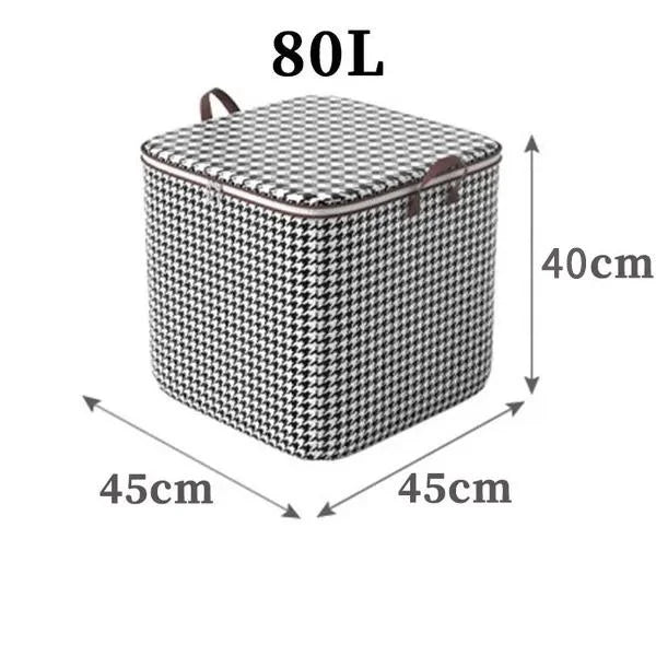 Foldable Storage Box – Large Capacity Clothes & Blanket Organizer | Portable Space-Saving Bag - ZOOMNSTORE