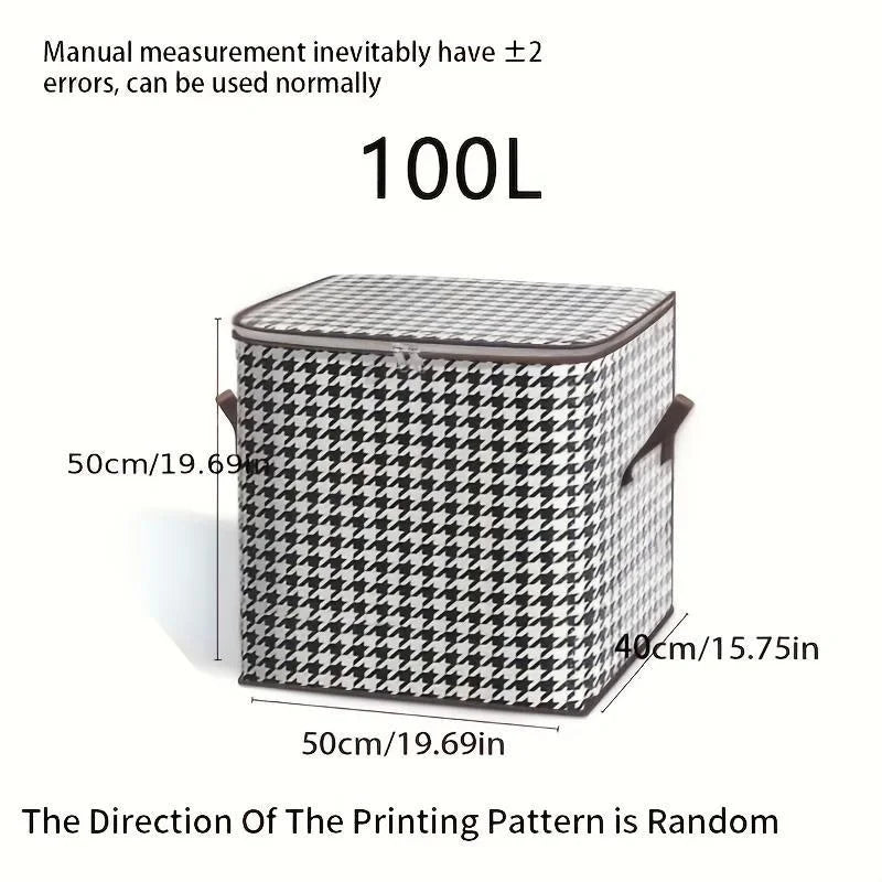 Foldable Storage Box – Large Capacity Clothes & Blanket Organizer | Portable Space-Saving Bag - ZOOMNSTORE