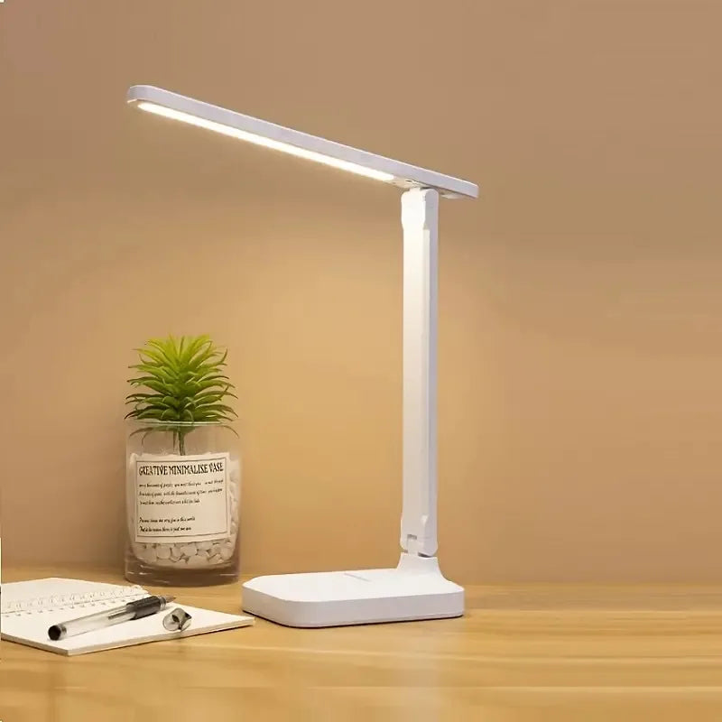 Foldable Table Lamp | LED Desk Lamp With Stepless Dimmable Touch & USB Chargeable - ZOOMNSTORE