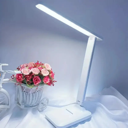 Foldable Table Lamp | LED Desk Lamp With Stepless Dimmable Touch & USB Chargeable - ZOOMNSTORE