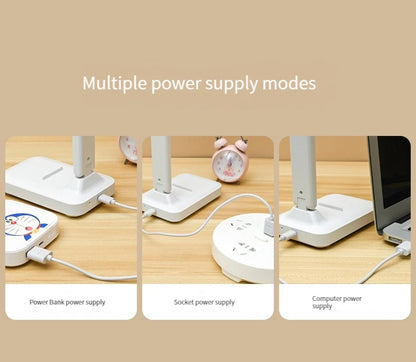Foldable Table Lamp | LED Desk Lamp With Stepless Dimmable Touch & USB Chargeable - ZOOMNSTORE