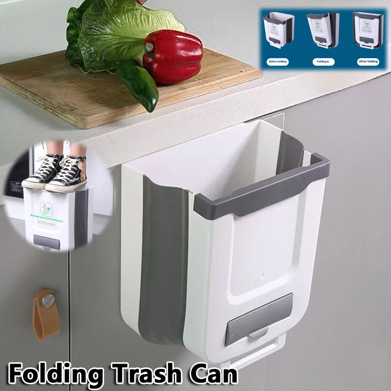Foldable Large-Capacity Trash Can - Easy-to-Clean Camping Car Accessory - ZOOMNSTORE