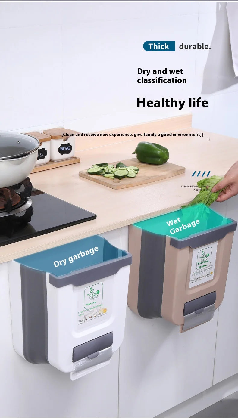 Foldable Large-Capacity Trash Can - Easy-to-Clean Camping Car Accessory - ZOOMNSTORE