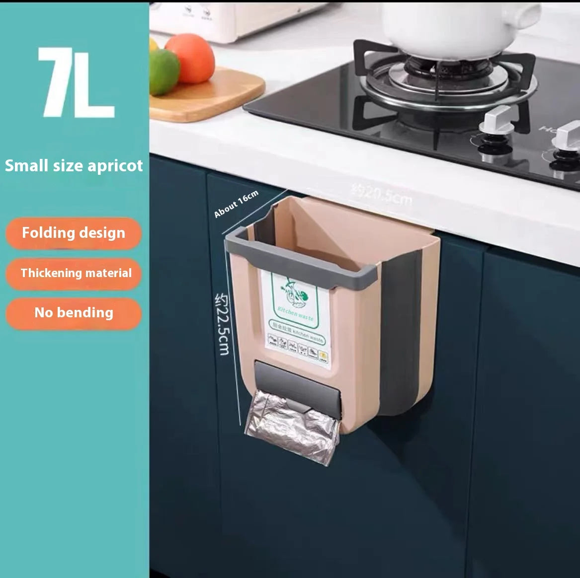 Foldable Large-Capacity Trash Can - Easy-to-Clean Camping Car Accessory - ZOOMNSTORE