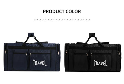 Foldable Travel Bag – Large Capacity Waterproof Sports Duffel With Soft Handle - ZOOMNSTORE