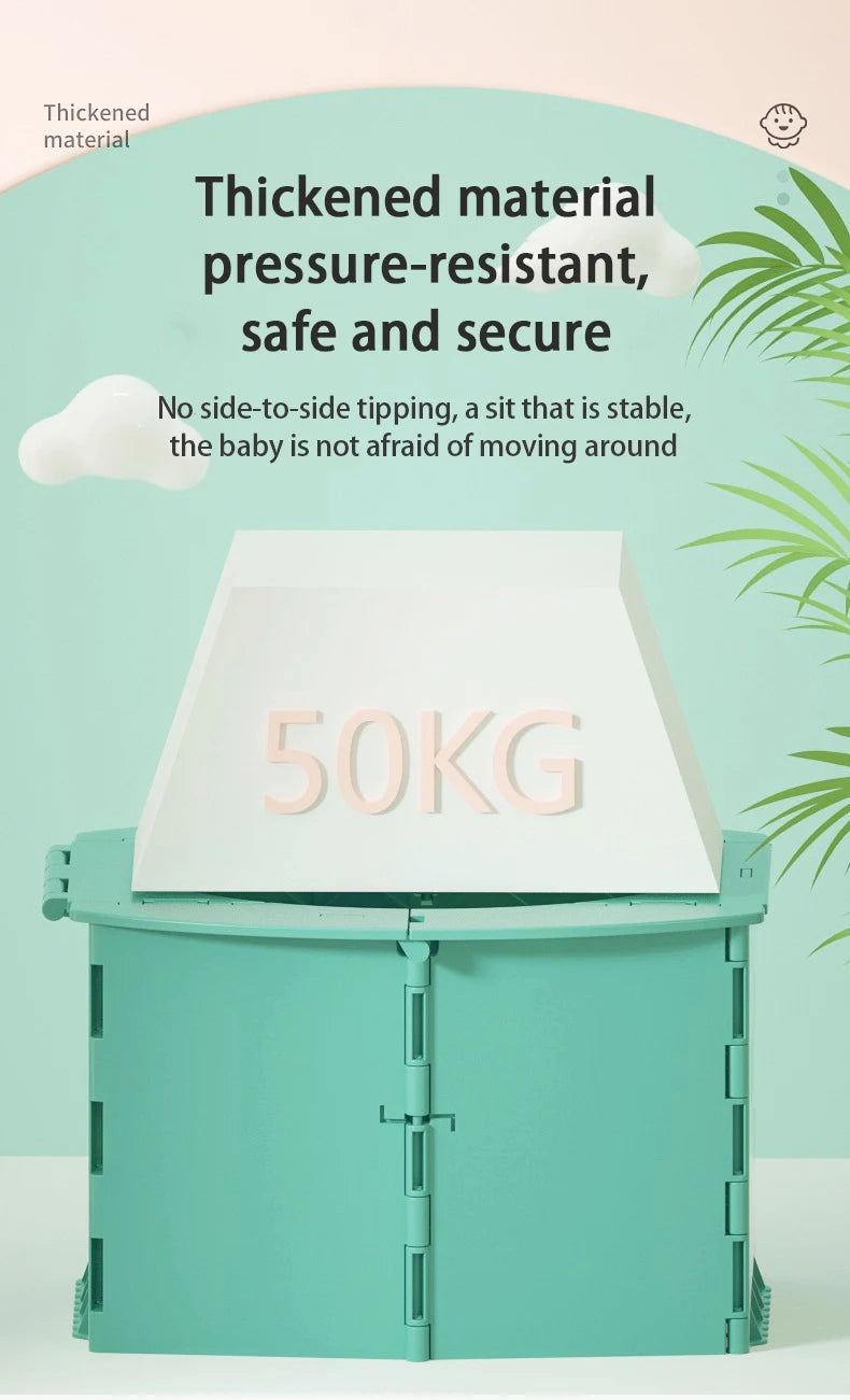 Foldable Travel Potty - Portable Baby Toilet Seat for Kids | Outdoor Camping Toilet - ZOOMNSTORE