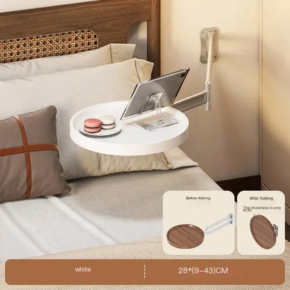 Foldable Wall-Mounted Table - Multi-Purpose Floating Shelves for Bedroom  Living Room Storage - ZOOMNSTORE