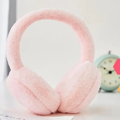 Foldable Winter Earmuffs – Plush Ear Warmers | Soft Polyester Outdoor Ear Muffs - ZOOMNSTORE