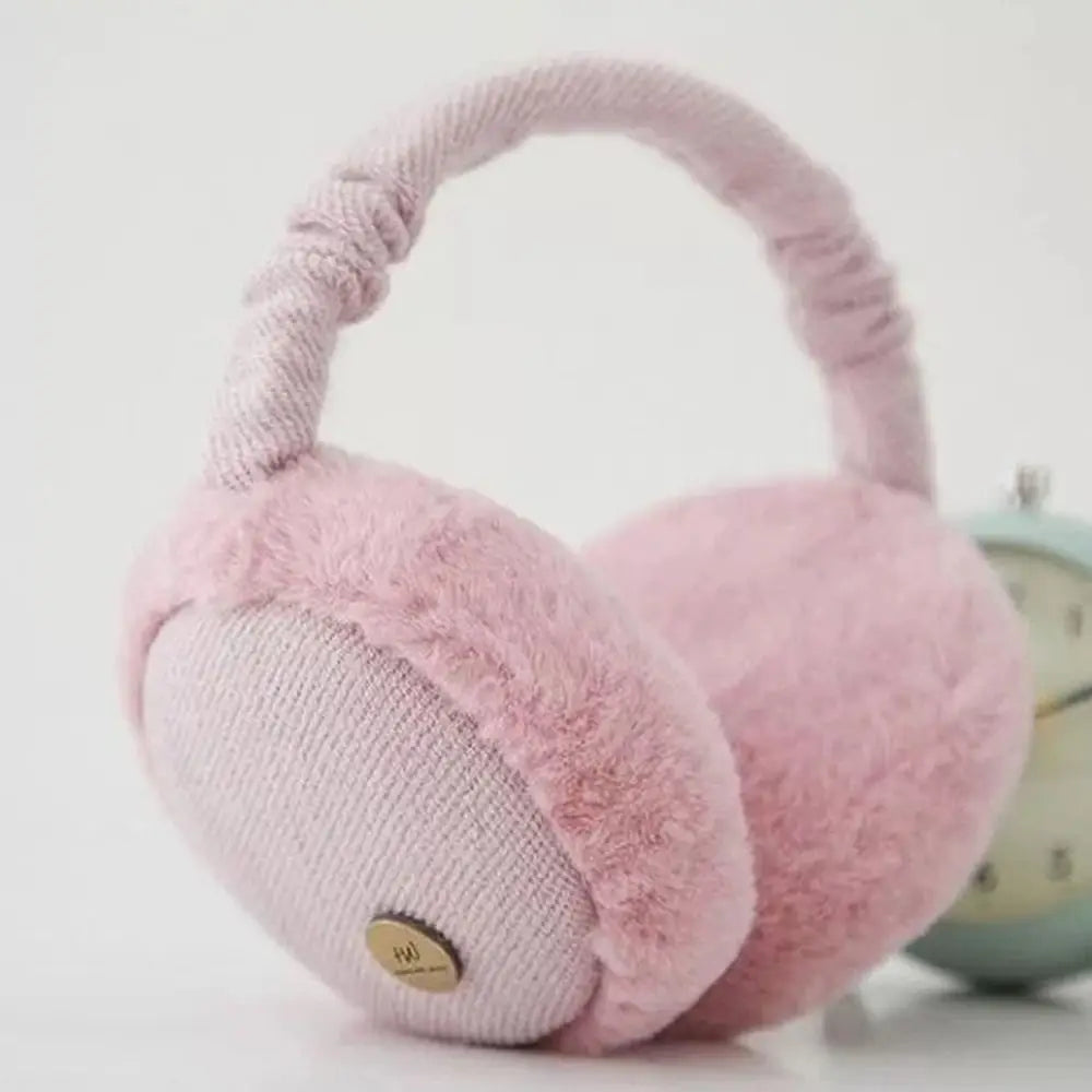 Foldable Winter Earmuffs – Plush Ear Warmers | Soft Polyester Outdoor Ear Muffs - ZOOMNSTORE