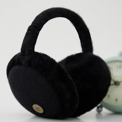 Foldable Winter Earmuffs – Plush Ear Warmers | Soft Polyester Outdoor Ear Muffs - ZOOMNSTORE