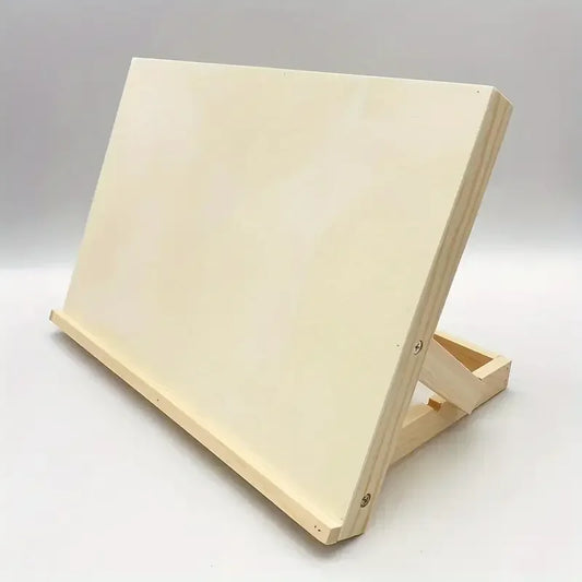 Foldable Wooden Art Stand - Portable Easel with Tilted Writing Board for Drawing and Painting - ZOOMNSTORE