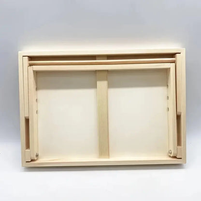 Foldable Wooden Art Stand - Portable Easel with Tilted Writing Board for Drawing and Painting - ZOOMNSTORE