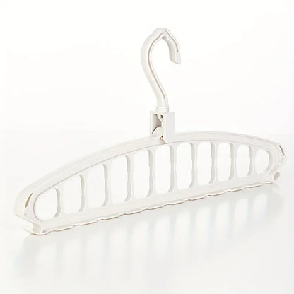 Folding Clothes Hanger - Multi Hole Space Saving Closet Organizer Rack - ZOOMNSTORE