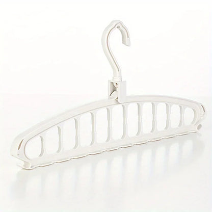 Folding Clothes Hanger - Multi Hole Space Saving Closet Organizer Rack - ZOOMNSTORE