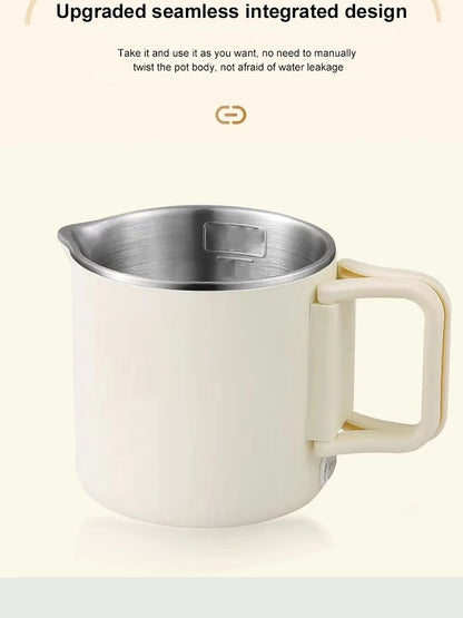 Folding Electric Kettle | Compact Travel Kettle, Stainless Steel, Safety Auto-Off, Quick Boil - ZOOMNSTORE