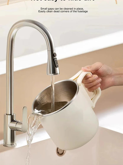 Folding Electric Kettle | Compact Travel Kettle, Stainless Steel, Safety Auto-Off, Quick Boil - ZOOMNSTORE