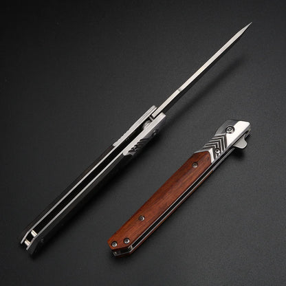 Wooden Handle Folding Fruit Knife - Sharp Camping Peeler for Fruits  Vegetables - ZOOMNSTORE