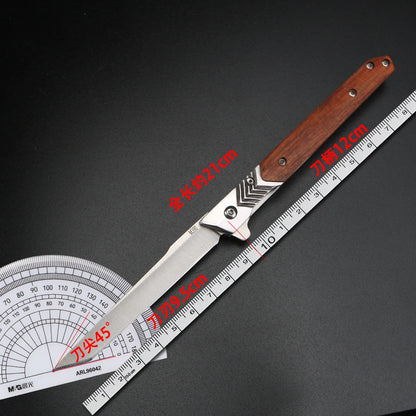 Wooden Handle Folding Fruit Knife - Sharp Camping Peeler for Fruits  Vegetables - ZOOMNSTORE