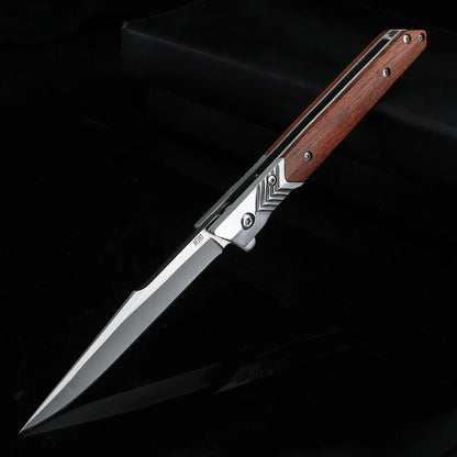 Wooden Handle Folding Fruit Knife - Sharp Camping Peeler for Fruits  Vegetables - ZOOMNSTORE