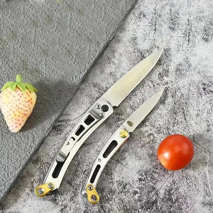 Folding Fruit Peeling Knife - Portable Mini Kitchen Gift Knife - ZOOMNSTORE