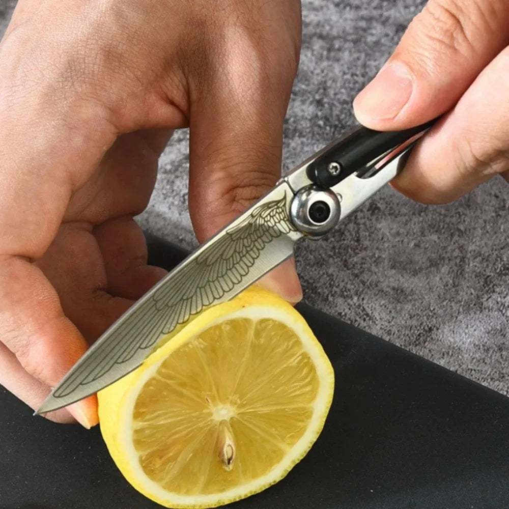 Folding Fruit Peeling Knife - Portable Mini Kitchen Gift Knife - ZOOMNSTORE