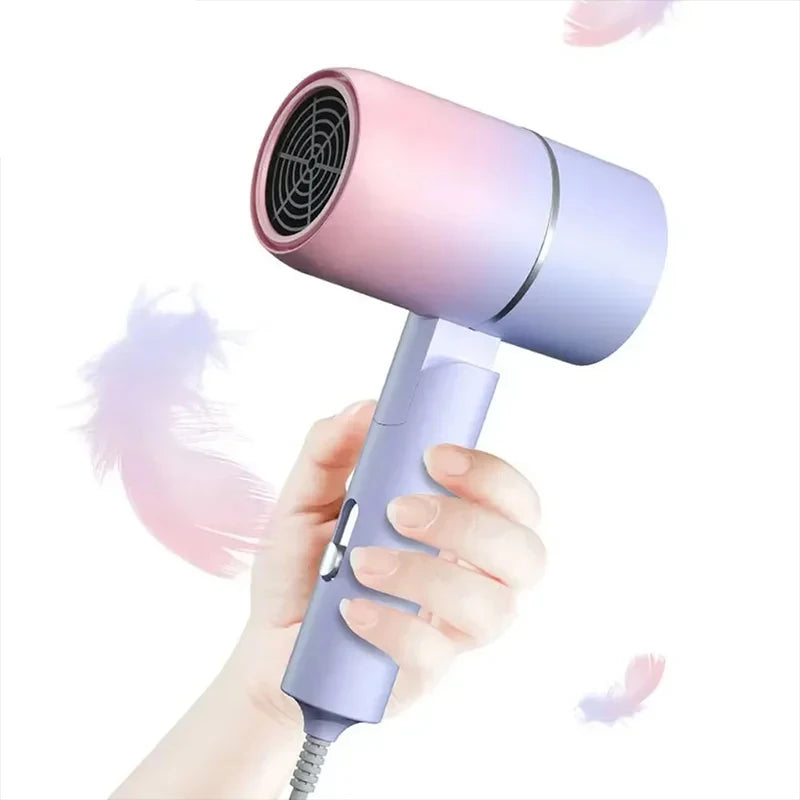 XIAOMI Folding Hairdryer High Power Negative Ion Hair Dryer Home Thermostatic Travel Portable Silent Hair Brush Dryer 2025 - ZOOMNSTORE
