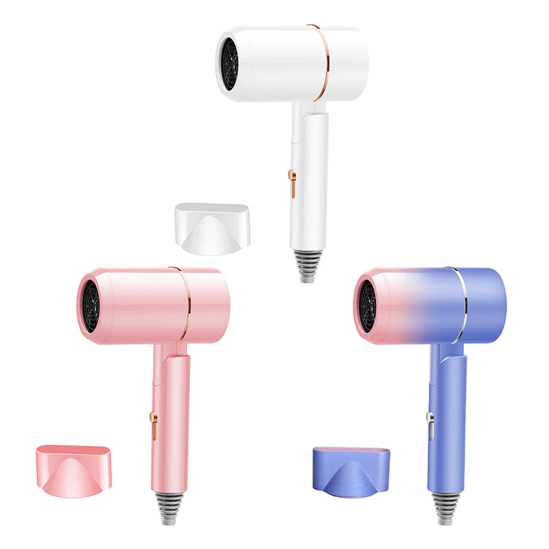 XIAOMI Folding Hairdryer High Power Negative Ion Hair Dryer Home Thermostatic Travel Portable Silent Hair Brush Dryer 2025 - ZOOMNSTORE