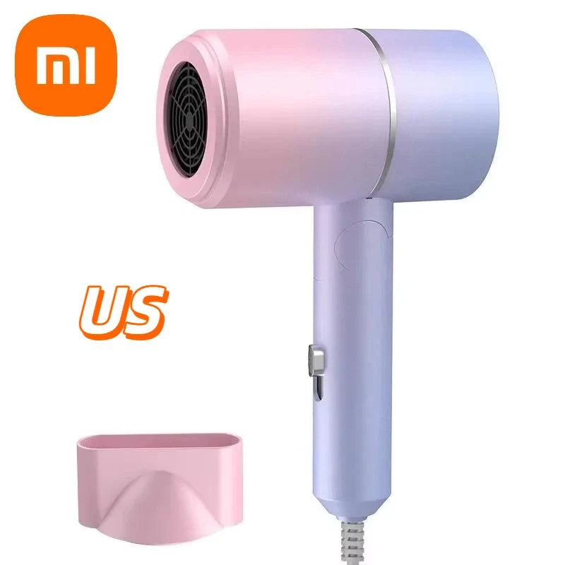 XIAOMI Folding Hairdryer High Power Negative Ion Hair Dryer Home Thermostatic Travel Portable Silent Hair Brush Dryer 2025 - ZOOMNSTORE