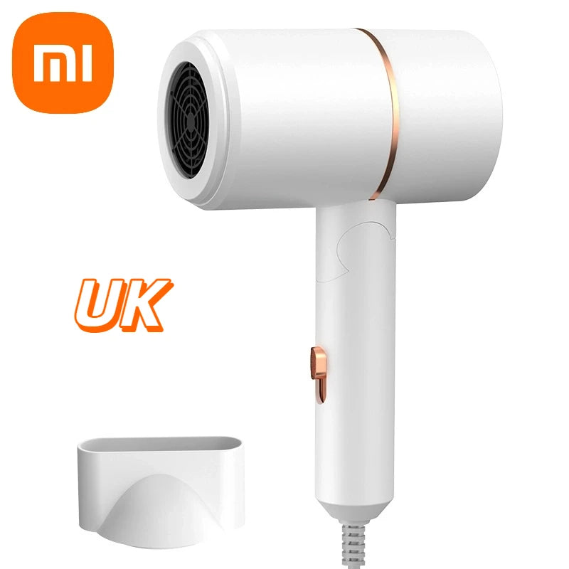 XIAOMI Folding Hairdryer High Power Negative Ion Hair Dryer Home Thermostatic Travel Portable Silent Hair Brush Dryer 2025 - ZOOMNSTORE