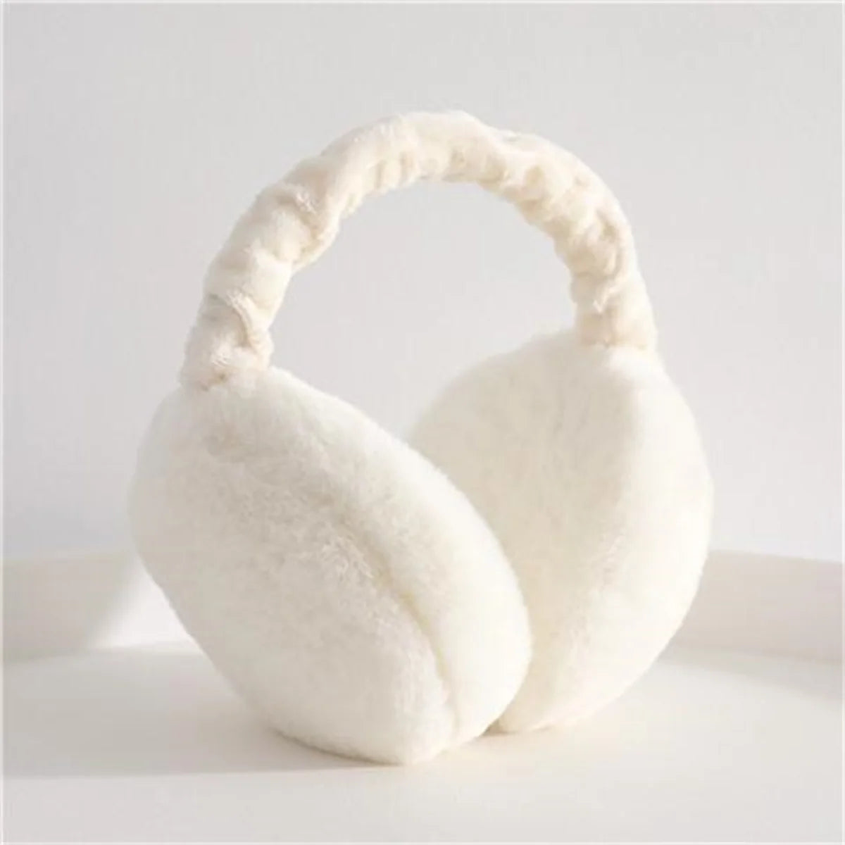 Folding Hamburger Earmuffs - Warm Plush Winter Ear Warmers | Cute Foldable Design - ZOOMNSTORE