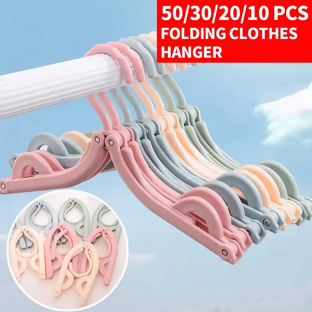 Folding Hangers - Multifunctional Portable Travel Clothes Hangers for Home & Dorm - ZOOMNSTORE