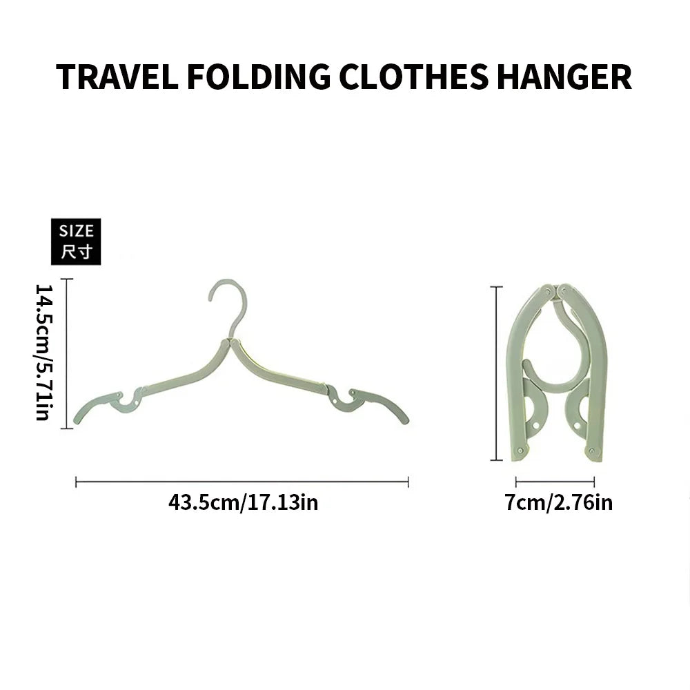 Folding Hangers - Multifunctional Portable Travel Clothes Hangers for Home & Dorm - ZOOMNSTORE