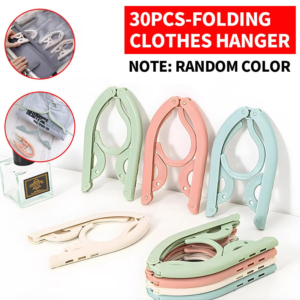 Folding Hangers - Multifunctional Portable Travel Clothes Hangers for Home & Dorm - ZOOMNSTORE