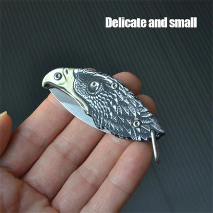 Folding Stainless Steel Knife - Portable Utility Paring Knife for Fruits and Vegetables - ZOOMNSTORE