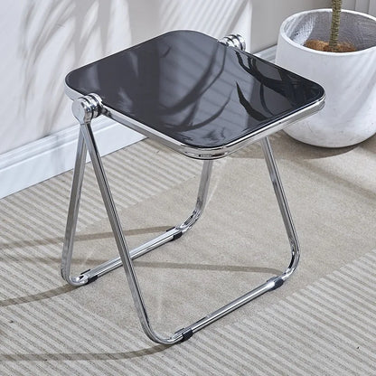 Folding Transparent Coffee Table - Stylish Side Table for Living Room  Balcony - ZOOMNSTORE