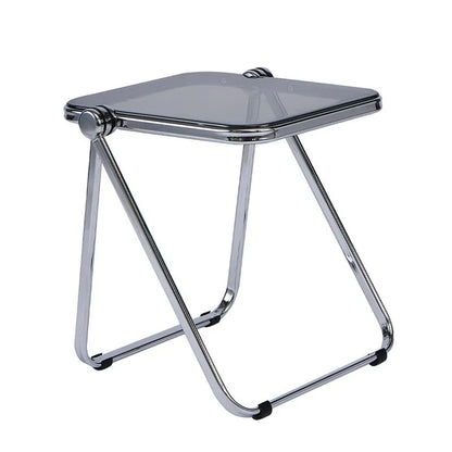 Folding Transparent Coffee Table - Stylish Side Table for Living Room  Balcony - ZOOMNSTORE