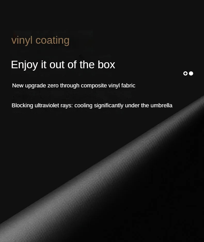 Windproof UV protection casual folding UPF50+automatic umbrella handle curved handle design, stylish design compact sun and rain - ZOOMNSTORE