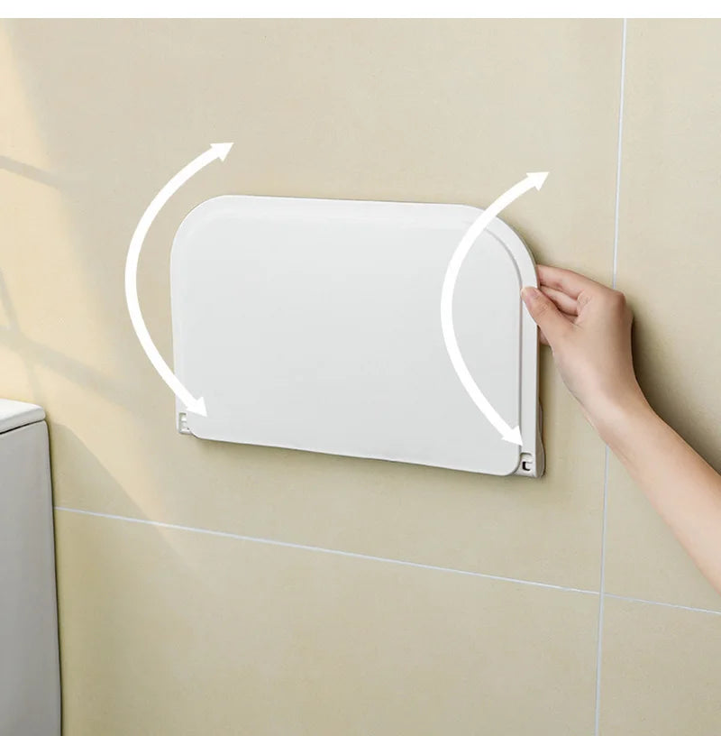 Folding Wall Shelf - Space Saving Foldable Storage Rack & Mobile Phone Holder Tray - ZOOMNSTORE