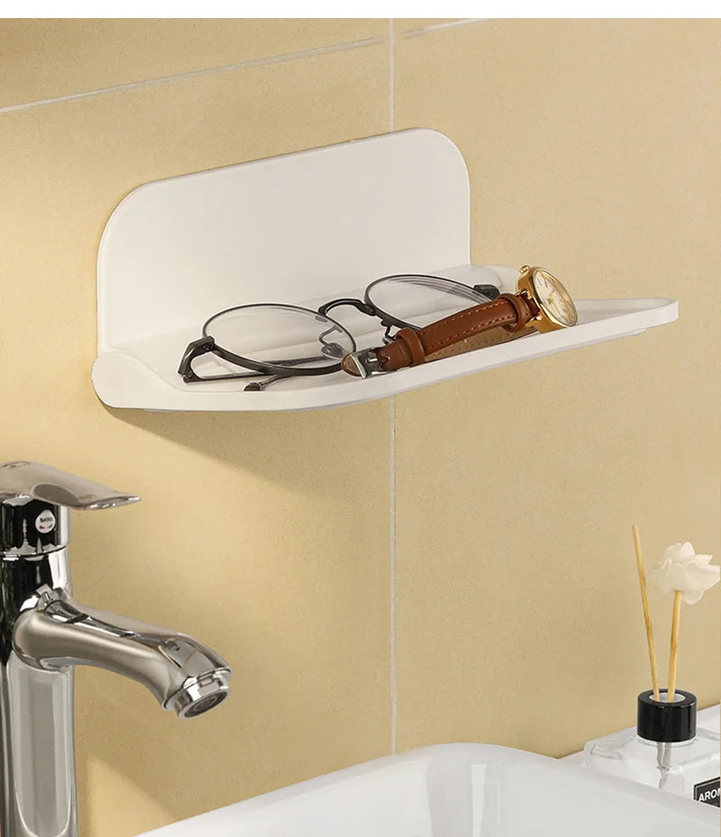 Folding Wall Shelf - Space Saving Foldable Storage Rack & Mobile Phone Holder Tray - ZOOMNSTORE