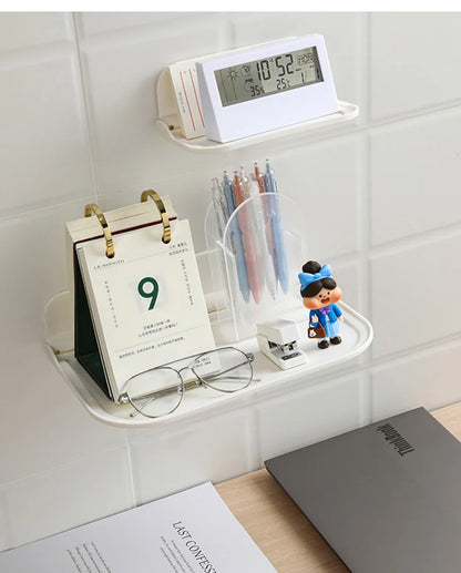 Folding Wall Shelf - Space Saving Foldable Storage Rack & Mobile Phone Holder Tray - ZOOMNSTORE